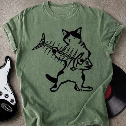 Fish Bone Guitar T-shirt