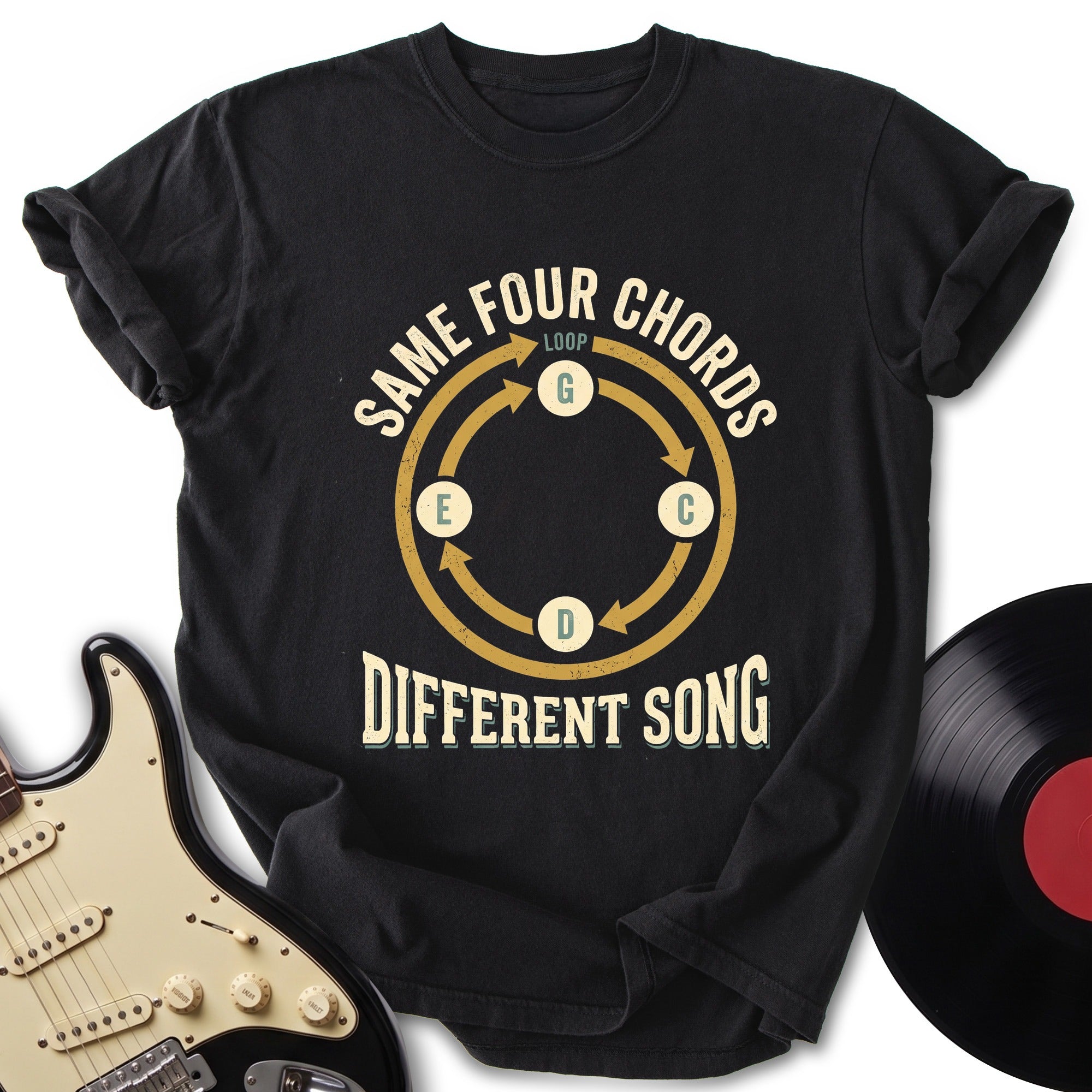 Four Chords Loop T-shirt