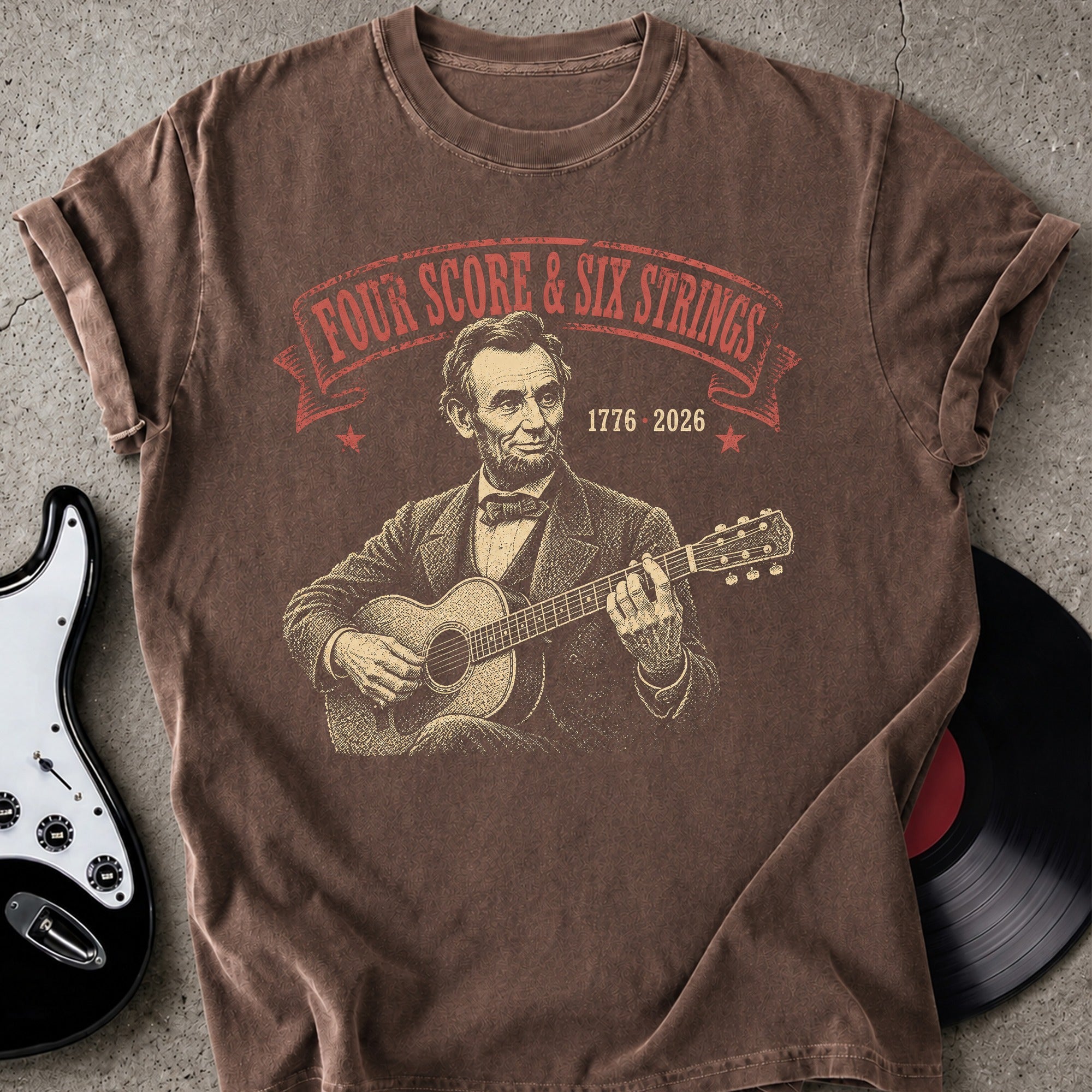 Four Score Strings T-shirt