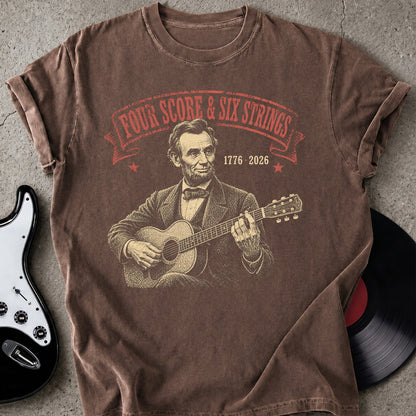 Four Score Strings T-shirt