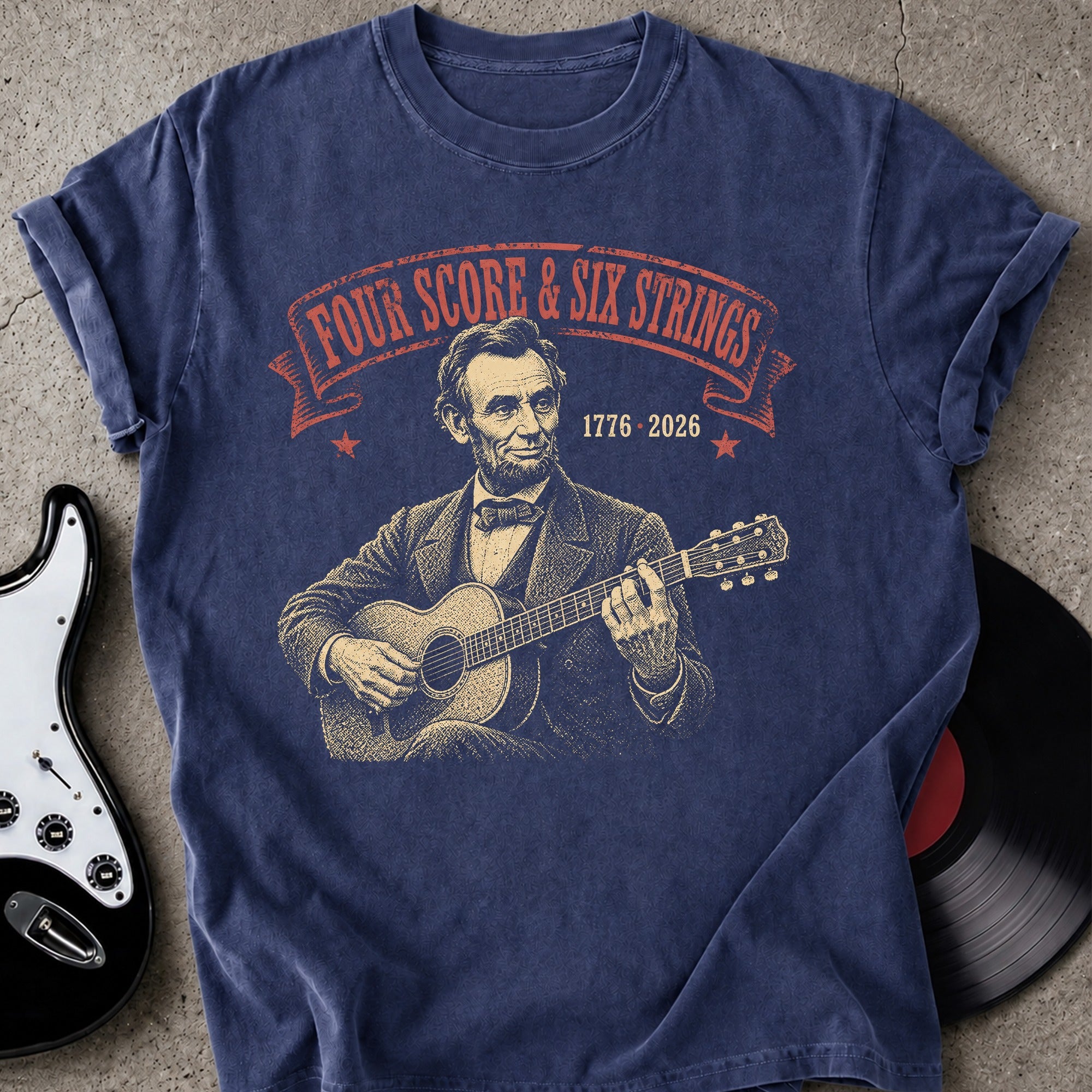 Four Score Strings T-shirt