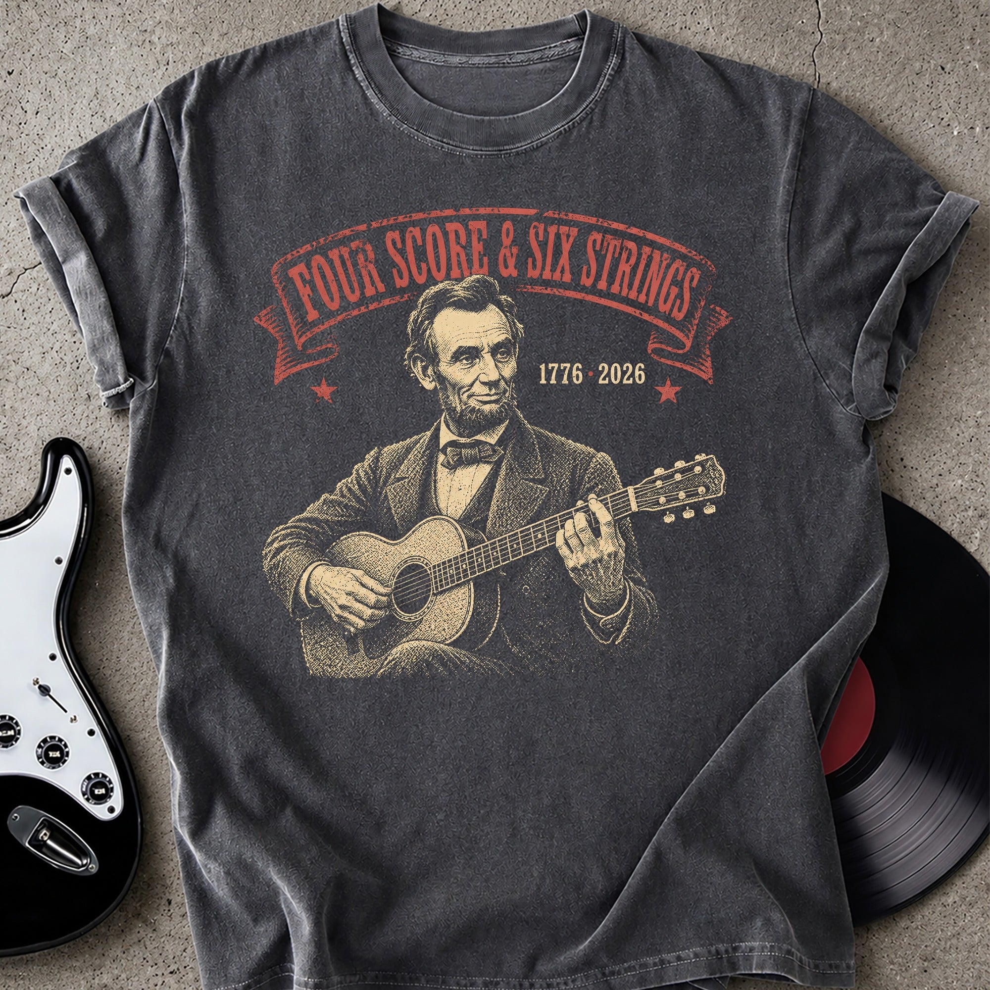 Four Score Strings T-shirt