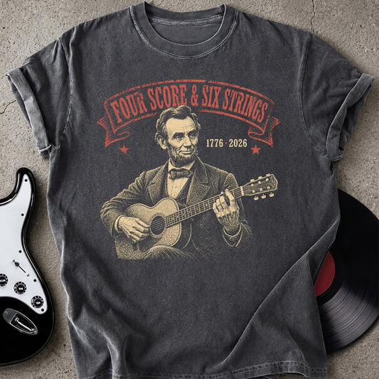 Four Score Strings T-shirt