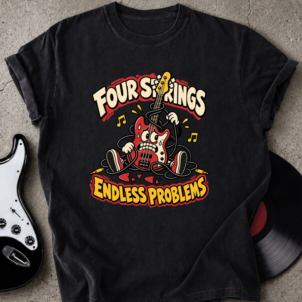 Four String Problems T-Shirt