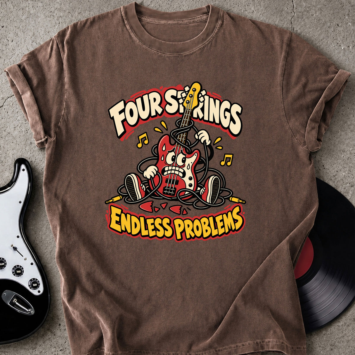 Four String Problems T-Shirt