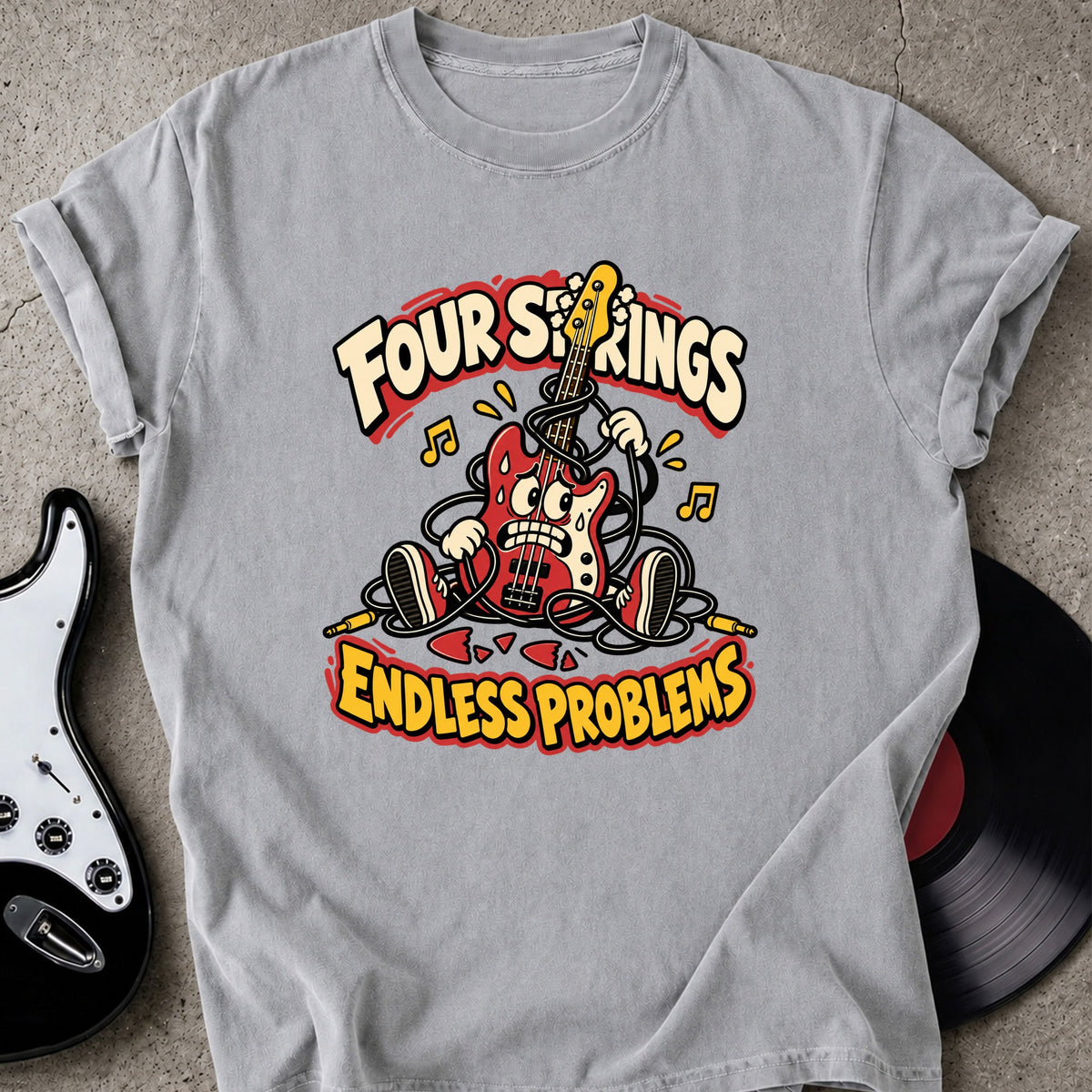 Four String Problems T-Shirt