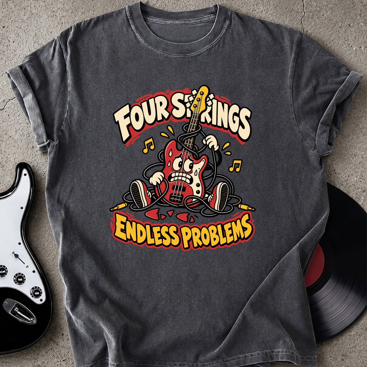 Four String Problems T-Shirt