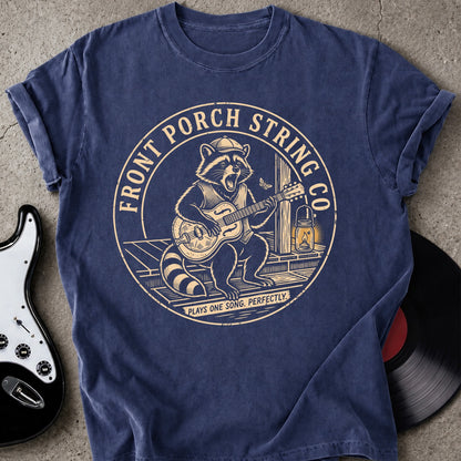 Front Porch Raccoon T-shirt