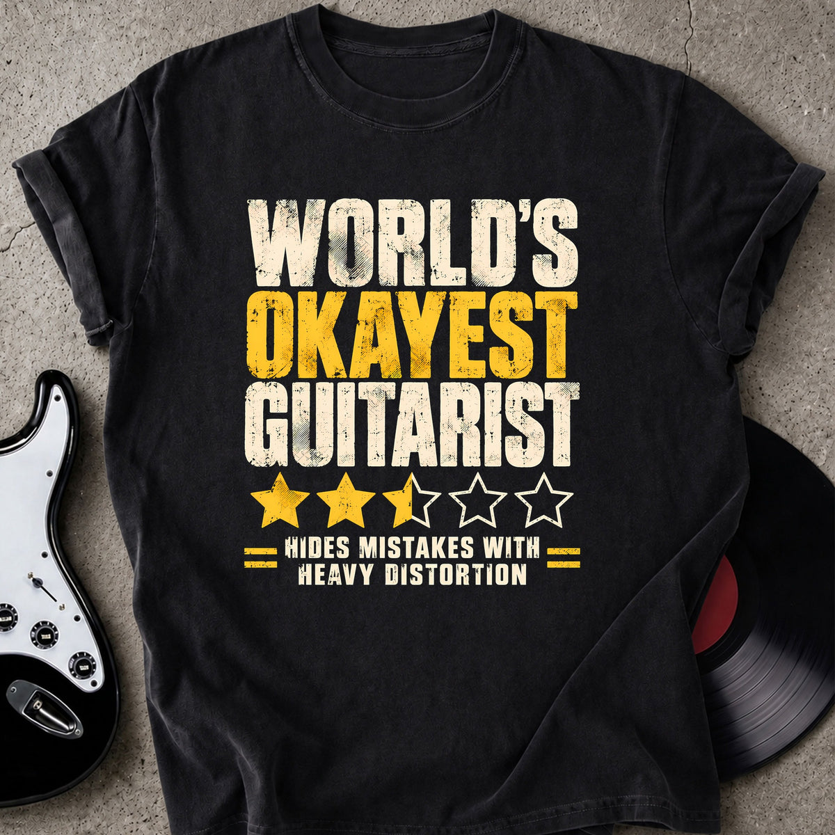 Funny Okayest Guitarist T-shirt