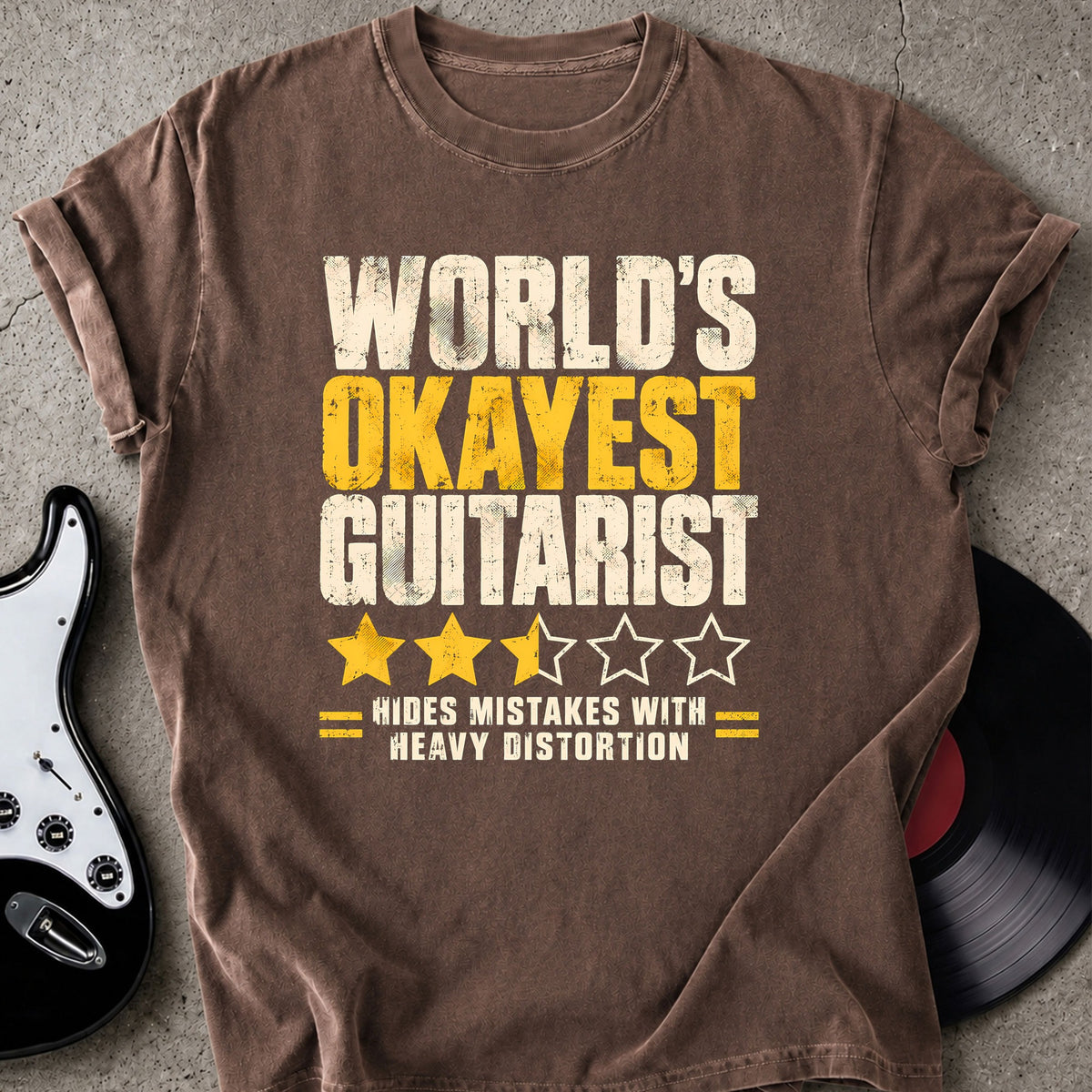 Funny Okayest Guitarist T-shirt