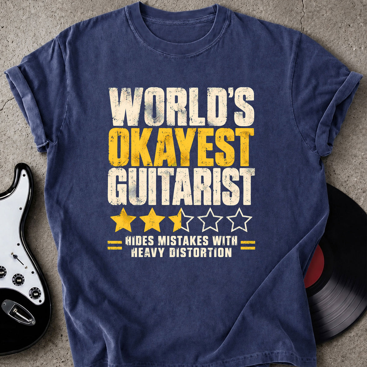 Funny Okayest Guitarist T-shirt