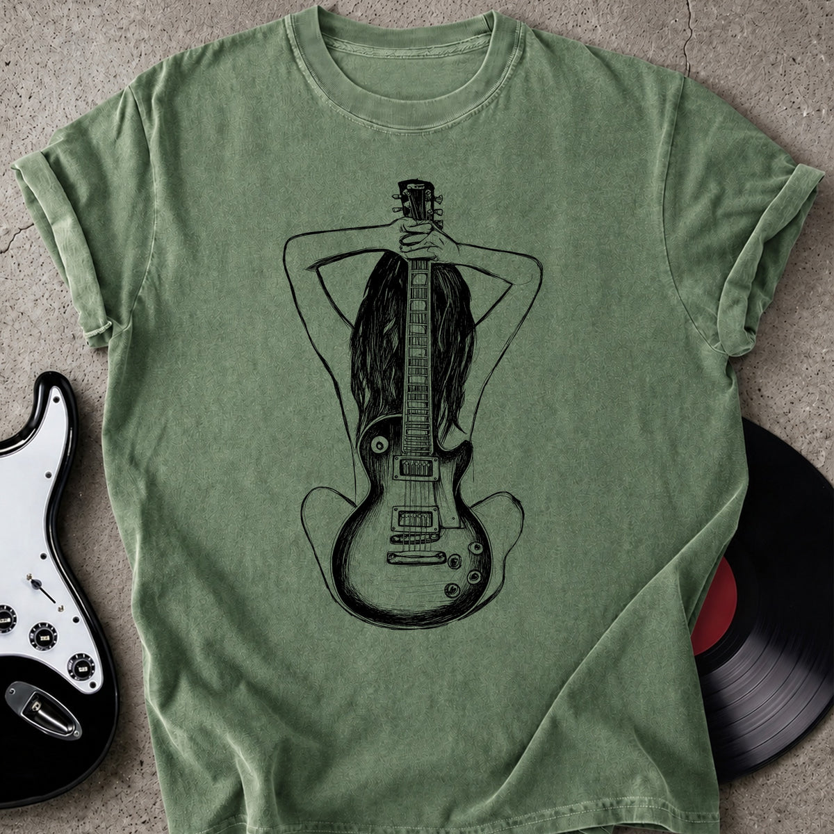 Girl and Guitar T-shirt