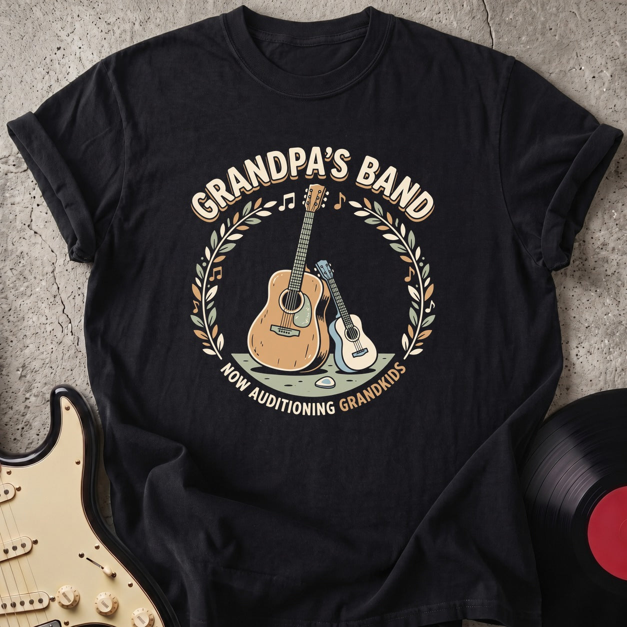 Grandpa Guitar T-shirt
