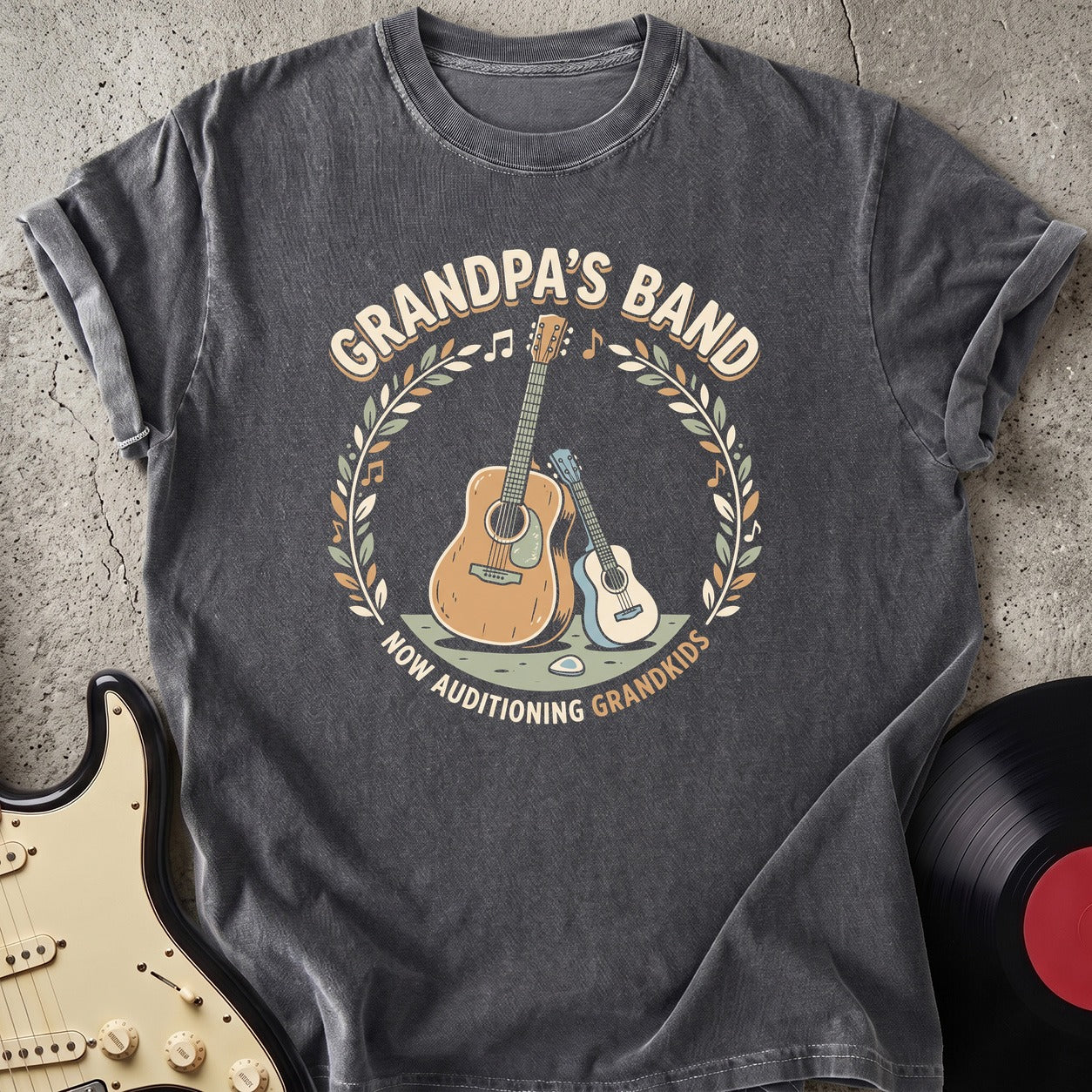 Grandpa Guitar T-shirt