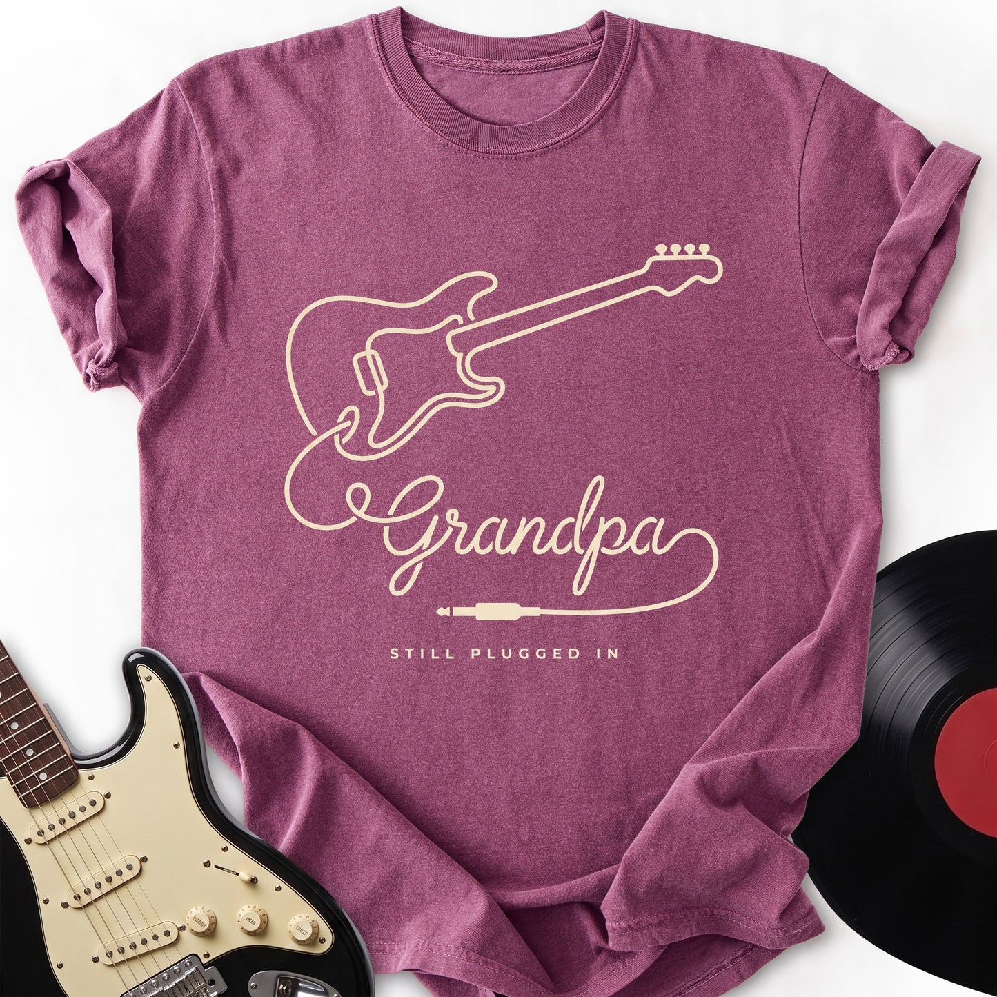 Grandpa Still Plugged in T-Shirt