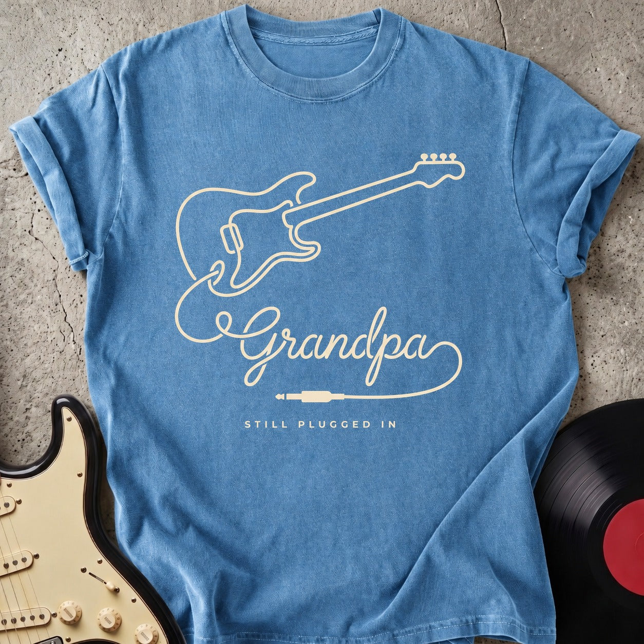 Grandpa Still Plugged In T-shirt