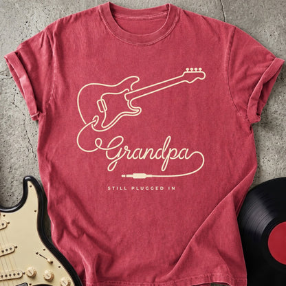 Grandpa Still Plugged In T-shirt