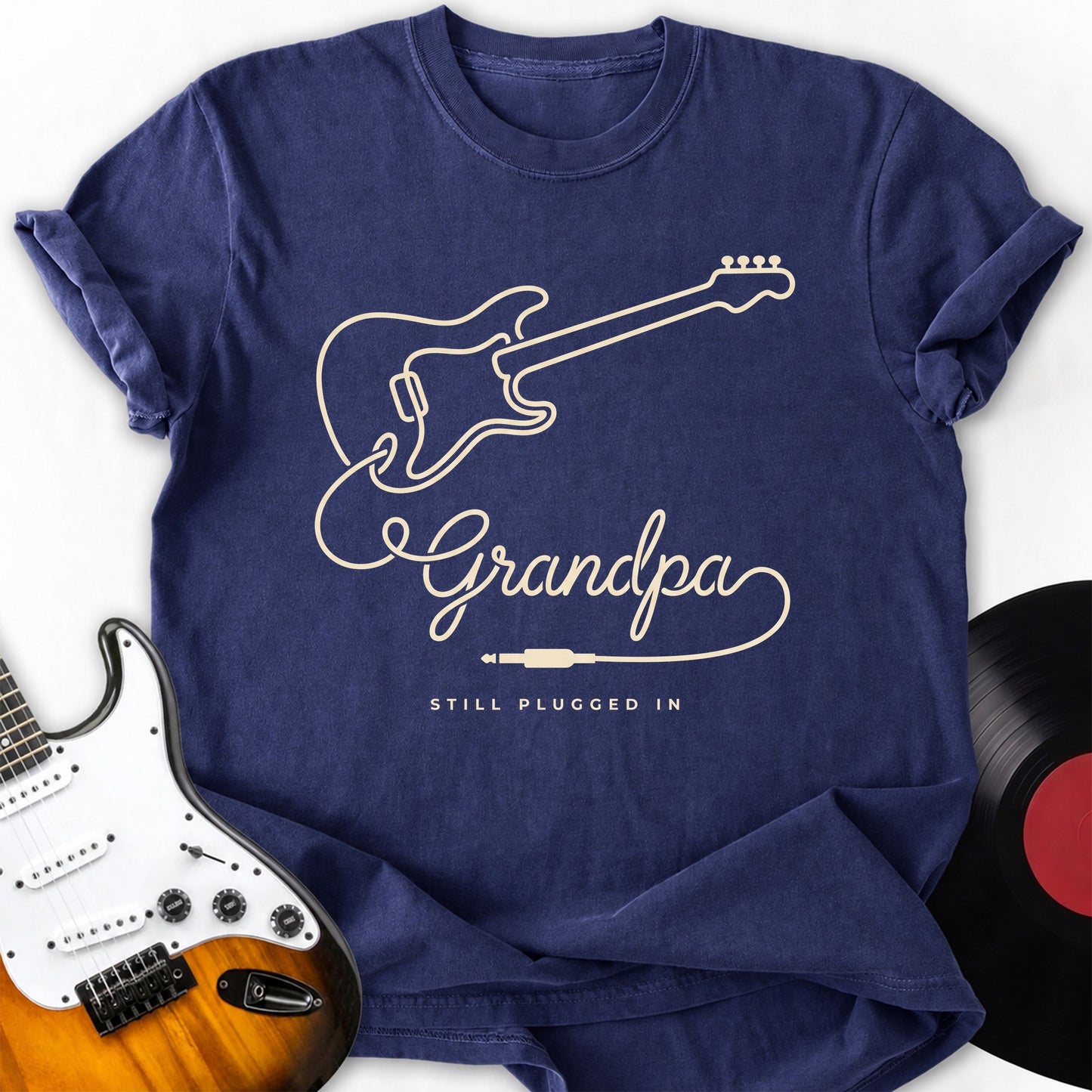 Grandpa Still Plugged in T-Shirt