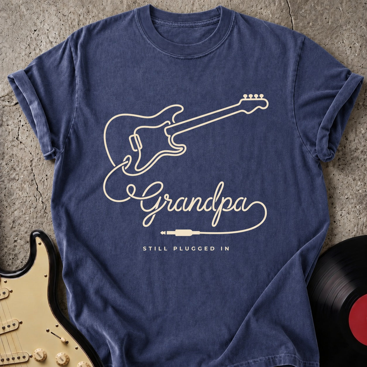 Grandpa Still Plugged In T-shirt