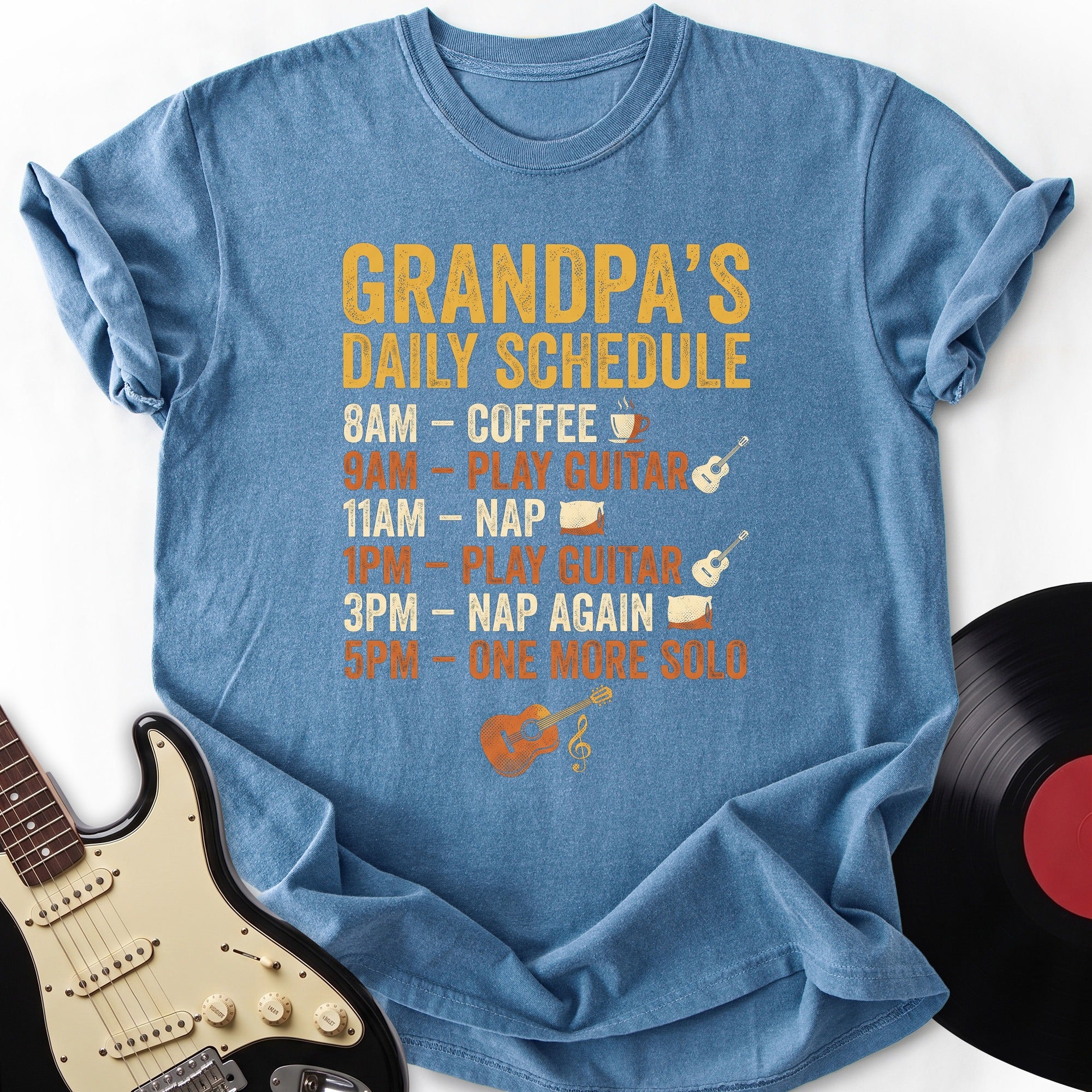 Grandpa's Daily Schedule T-shirt