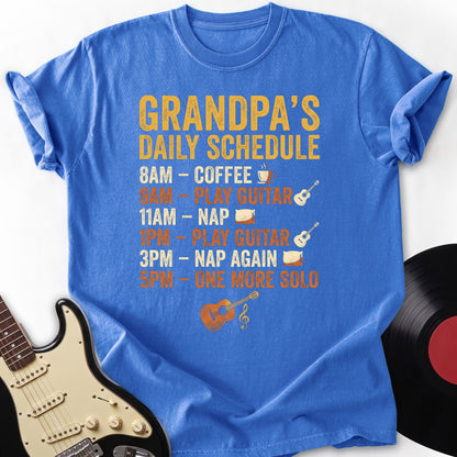 Grandpa's Daily Schedule T-shirt