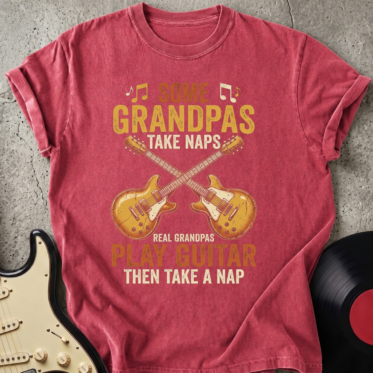 Grandpas Play Guitar T-shirt