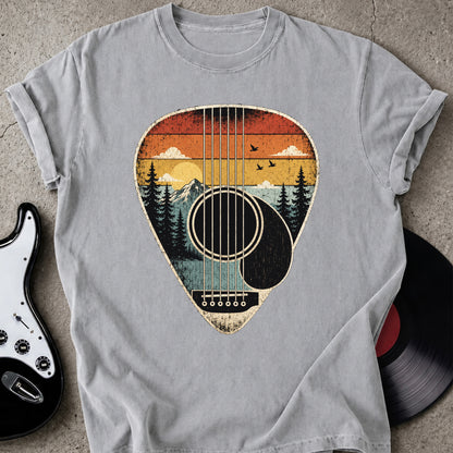 Sunset Guitar Pick T-shirt