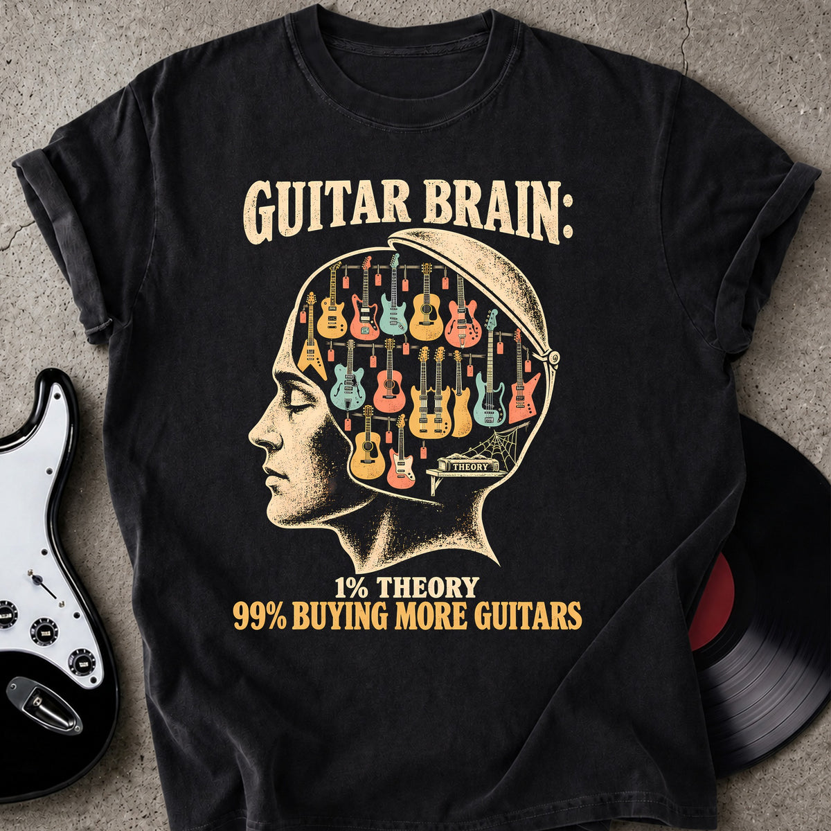 Guitar Brain T-shirt