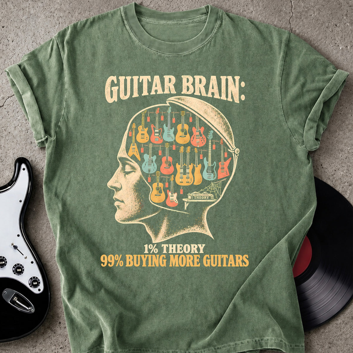 Guitar Brain T-shirt