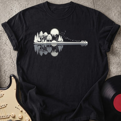 Guitar Lake Reflection T-shirt