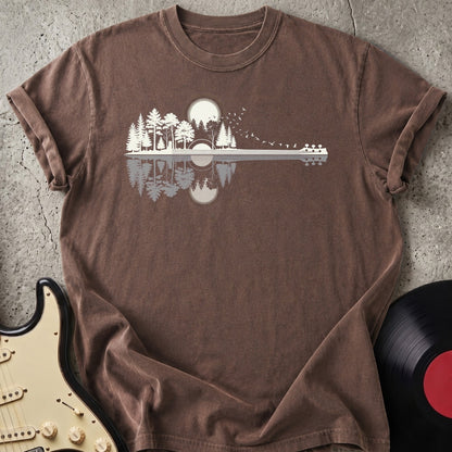 Guitar Lake Reflection T-shirt