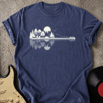 Guitar Lake Reflection T-shirt