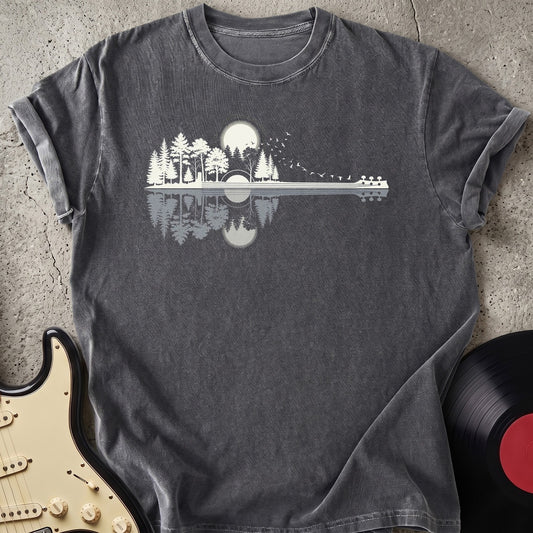 Guitar Lake Reflection T-shirt