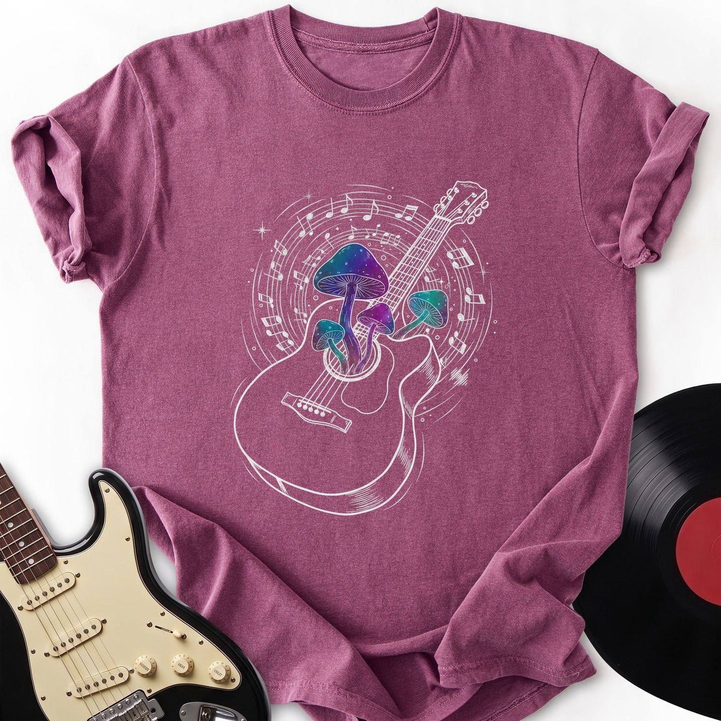 Guitar Mushroom T-Shirt