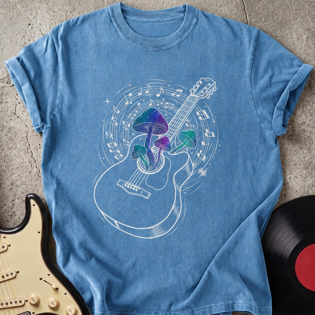 Guitar Mushroom T-shirt