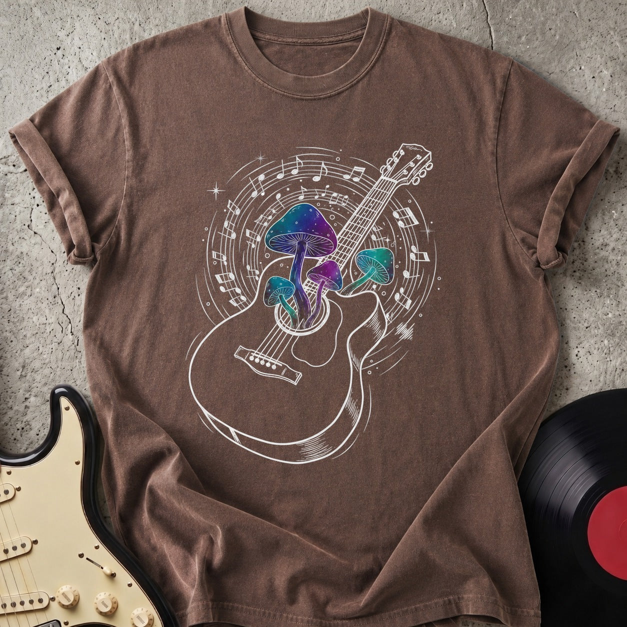 Guitar Mushroom T-shirt