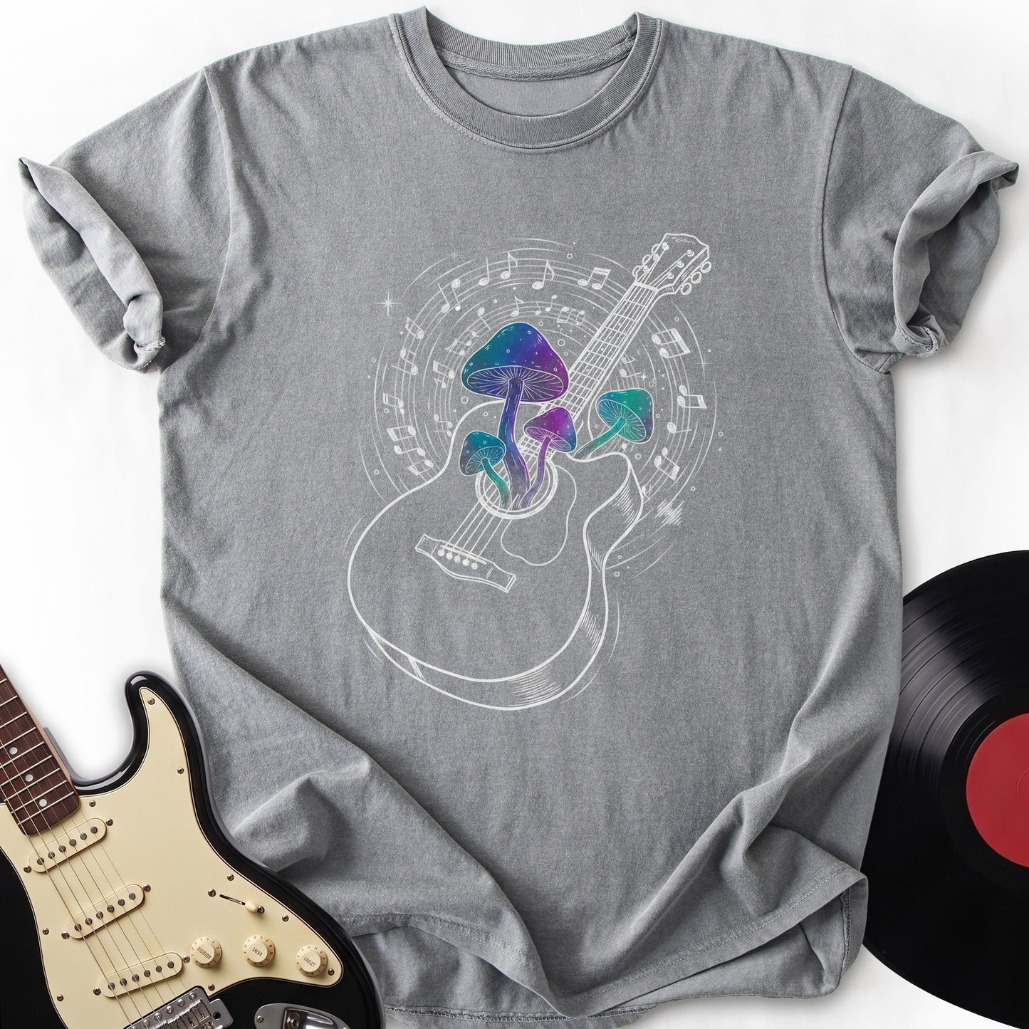 Guitar Mushroom T-Shirt