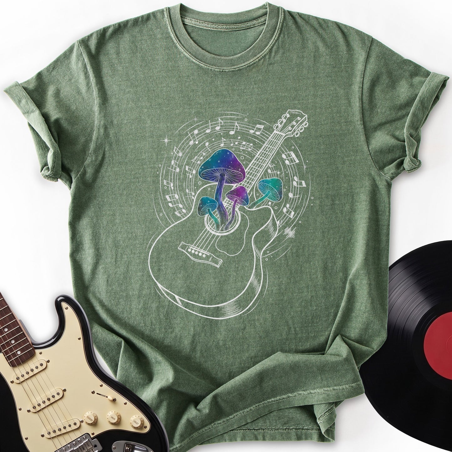 Guitar Mushroom T-Shirt