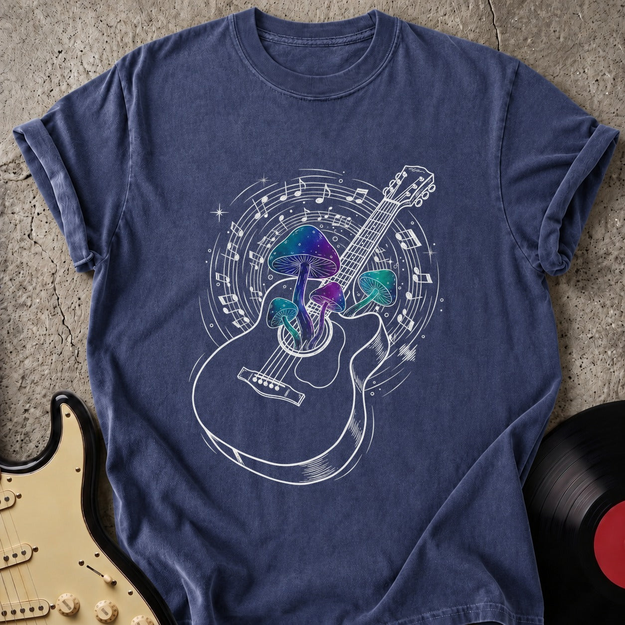 Guitar Mushroom T-shirt