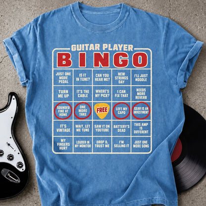 Guitar Player Bingo T-shirt
