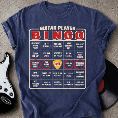 Guitar Player Bingo T-shirt