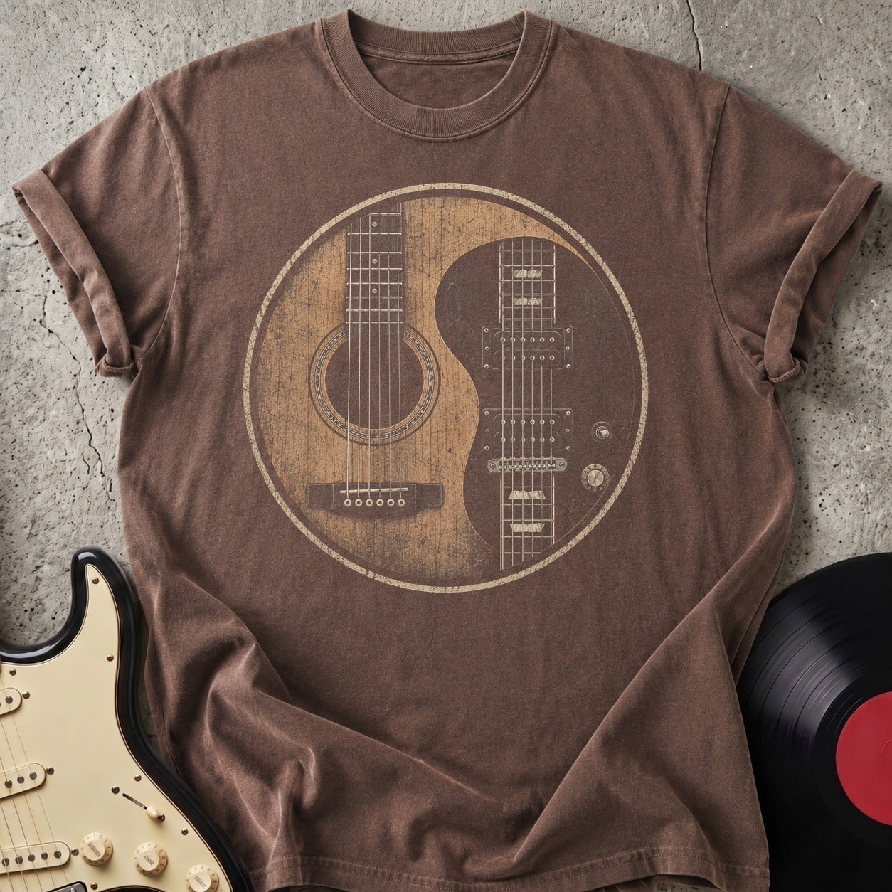 Guitar Yin Yang T-shirt