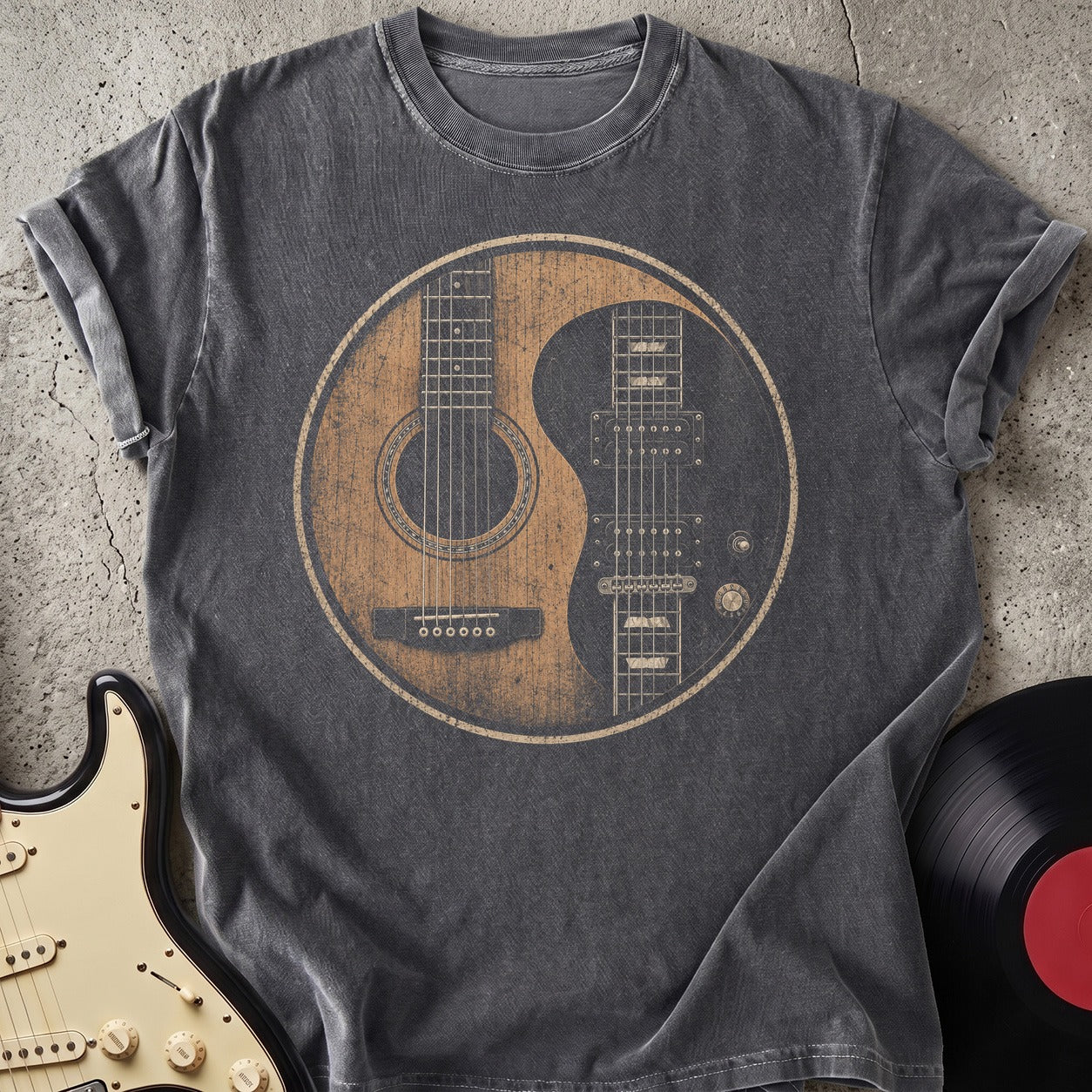 Guitar Yin Yang T-shirt