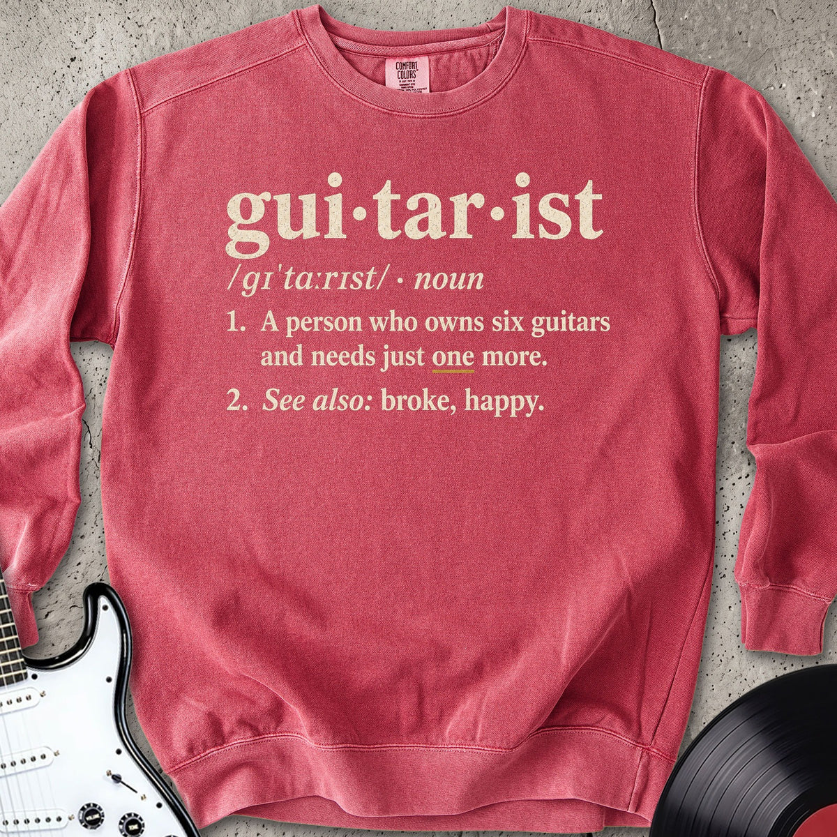 Guitarist Sweatshirt