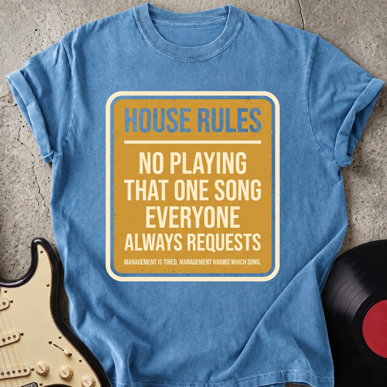 House Rule Guitar T-shirt
