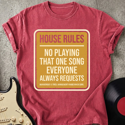 House Rule Guitar T-shirt