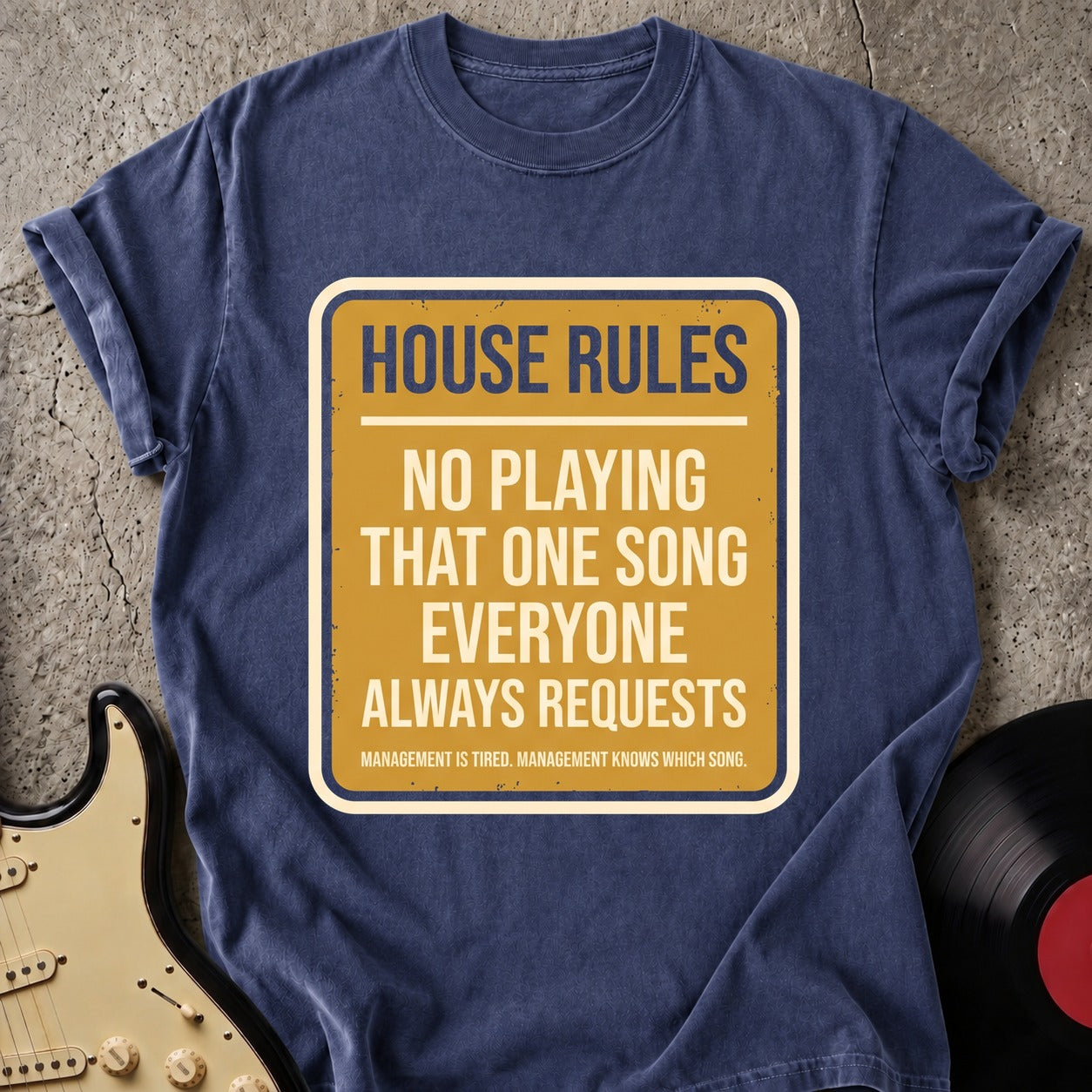 House Rule Guitar T-shirt