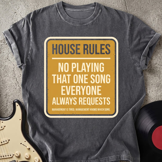 House Rule Guitar T-shirt