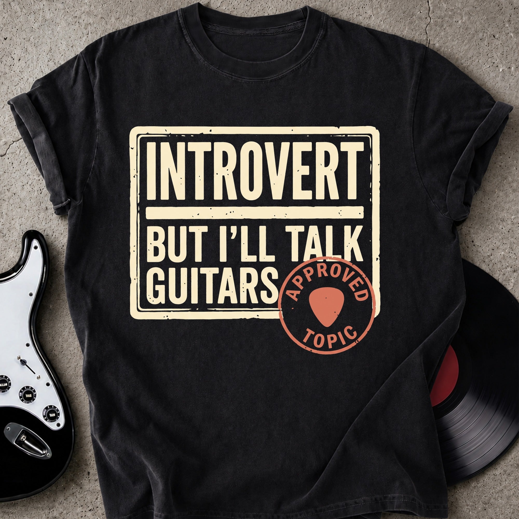 Introvert Talk Guitars T-shirt