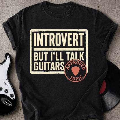 Introvert Talk Guitars T-shirt